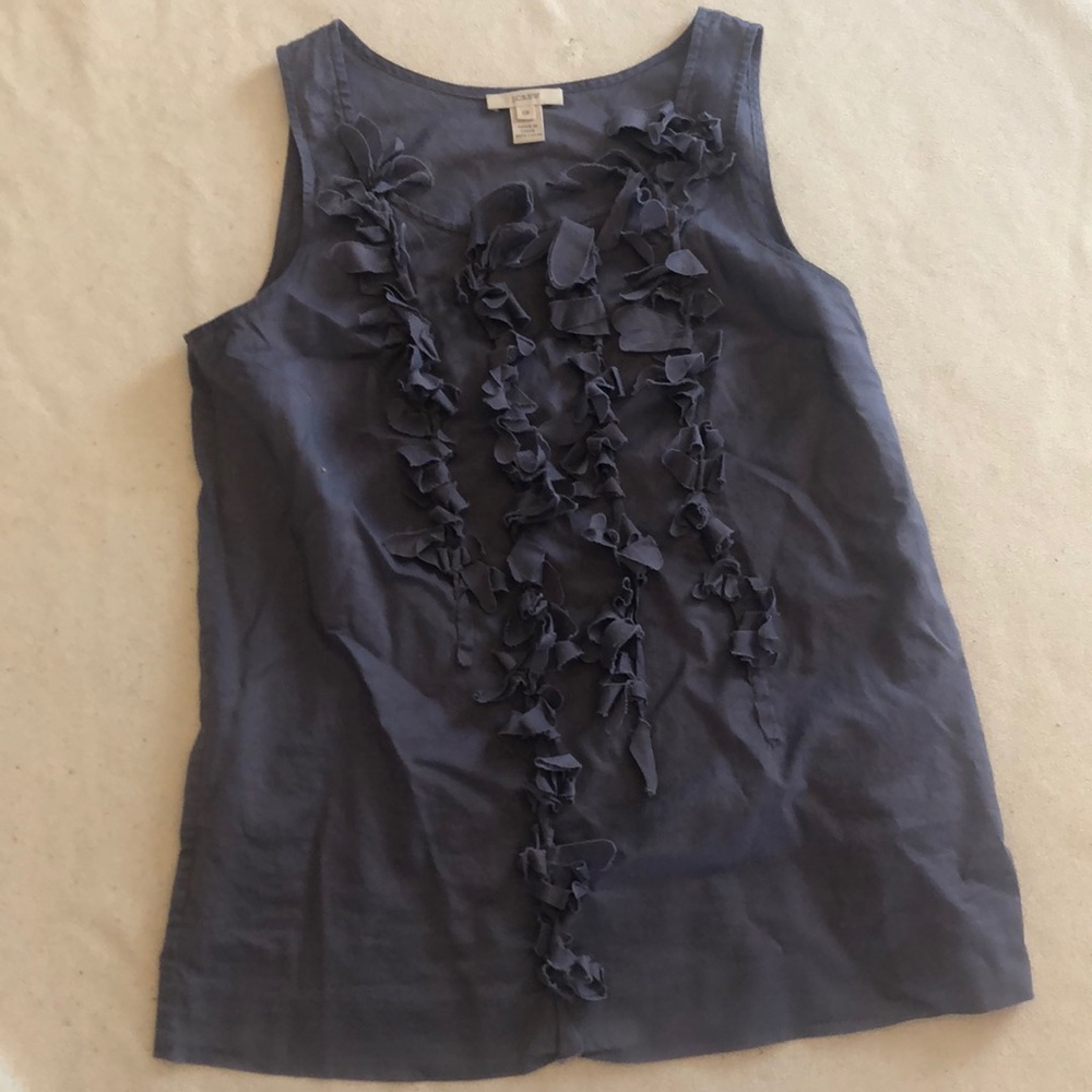 J.crew sleeveless shirt